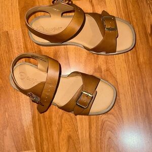 Cat & Jack Brown Sandals with Adjustable Straps